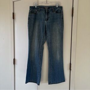 Ann Taylor Curvy Fit Bootcut Blue Denim Jeans Size 12